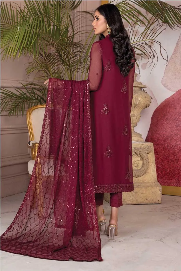 Zarif - ZA 04 Mulberry Afreen Luxury Formals